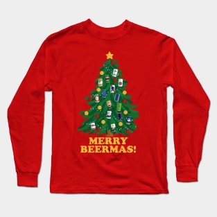 Merry Beermas for beer lovers V2 Long Sleeve T-Shirt